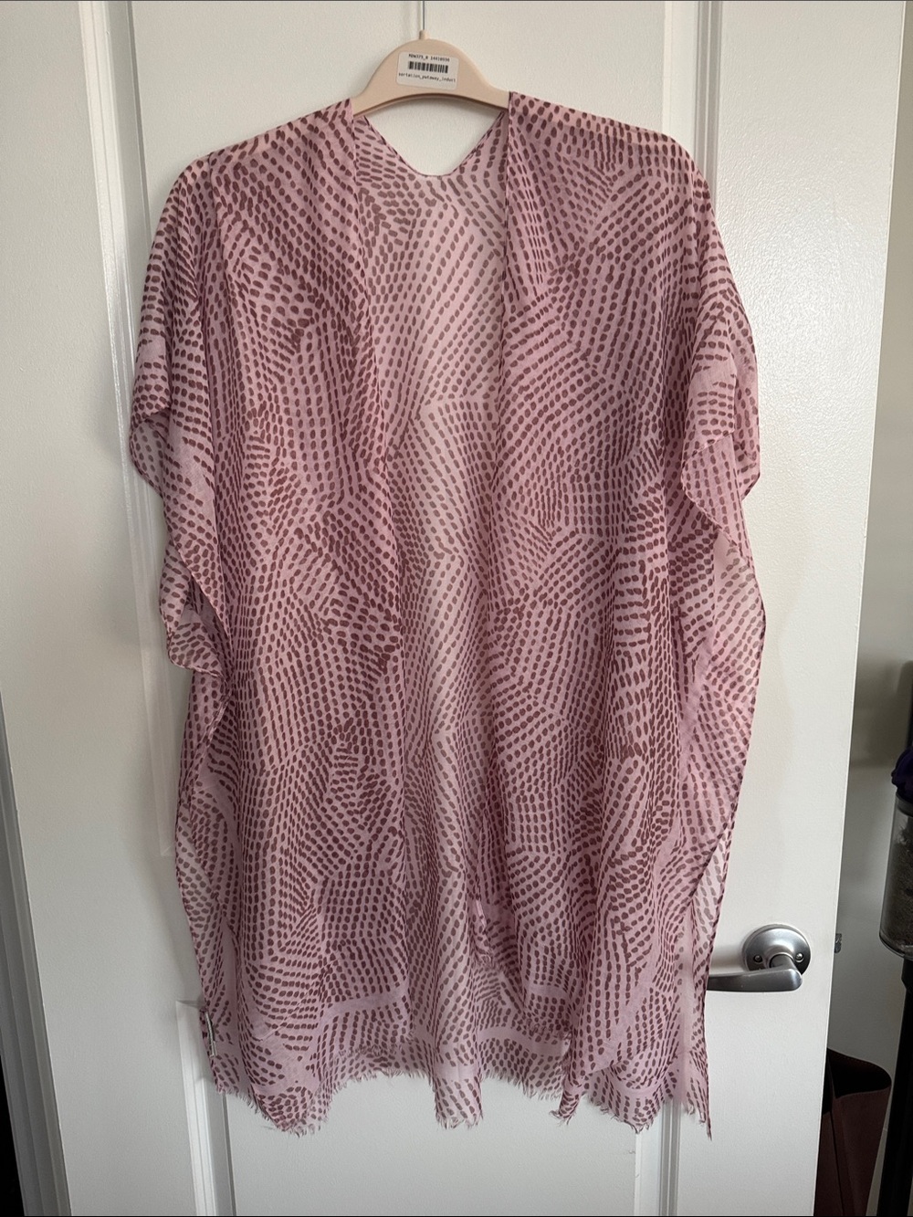 Pink Sheer Kimono